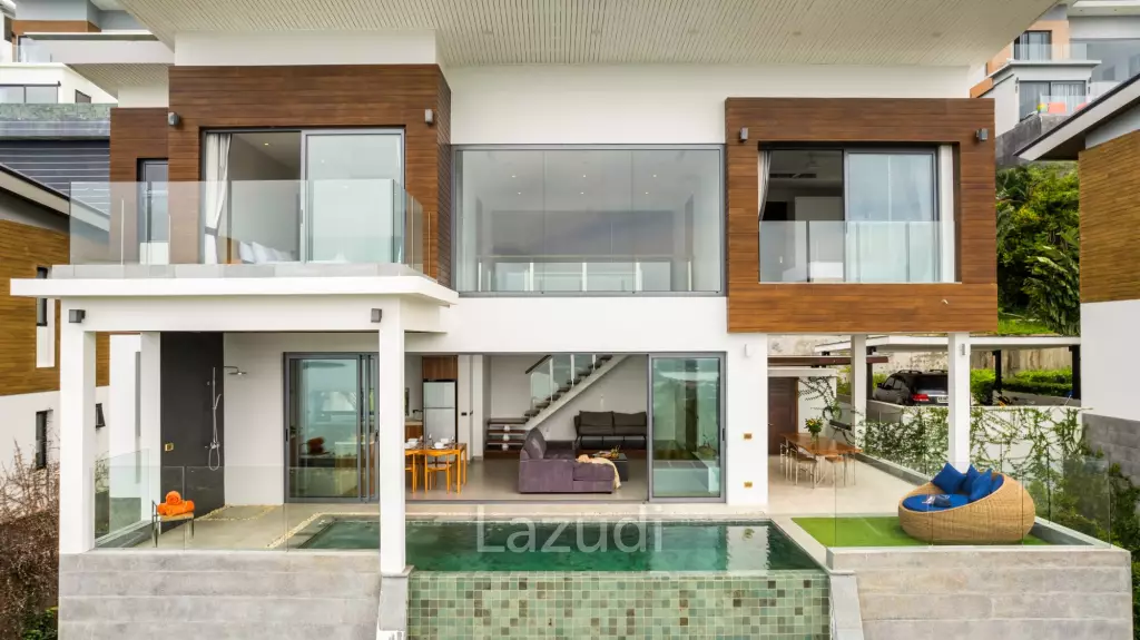 2-Bed Villa with Stunning Sea Views in Chaweng Noi