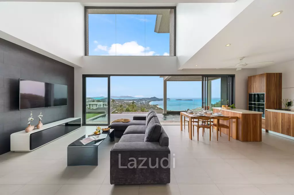 2-Bed Villa with Stunning Sea Views in Chaweng Noi