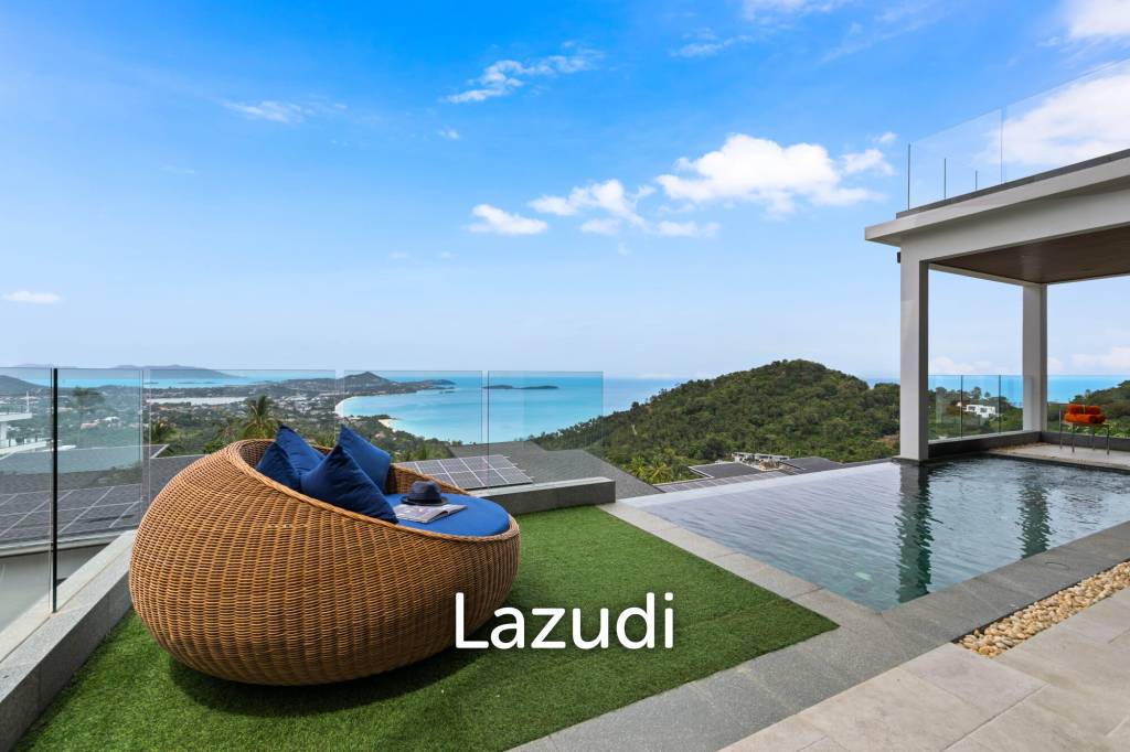 2-Bed Villa with Stunning Sea Views in Chaweng Noi