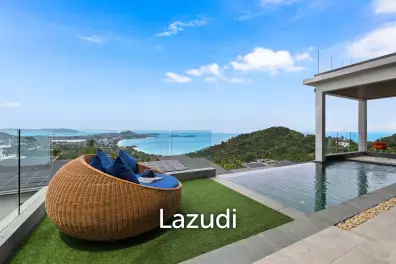 2-Bed Villa with Sweeping Views in Chaweng Noi