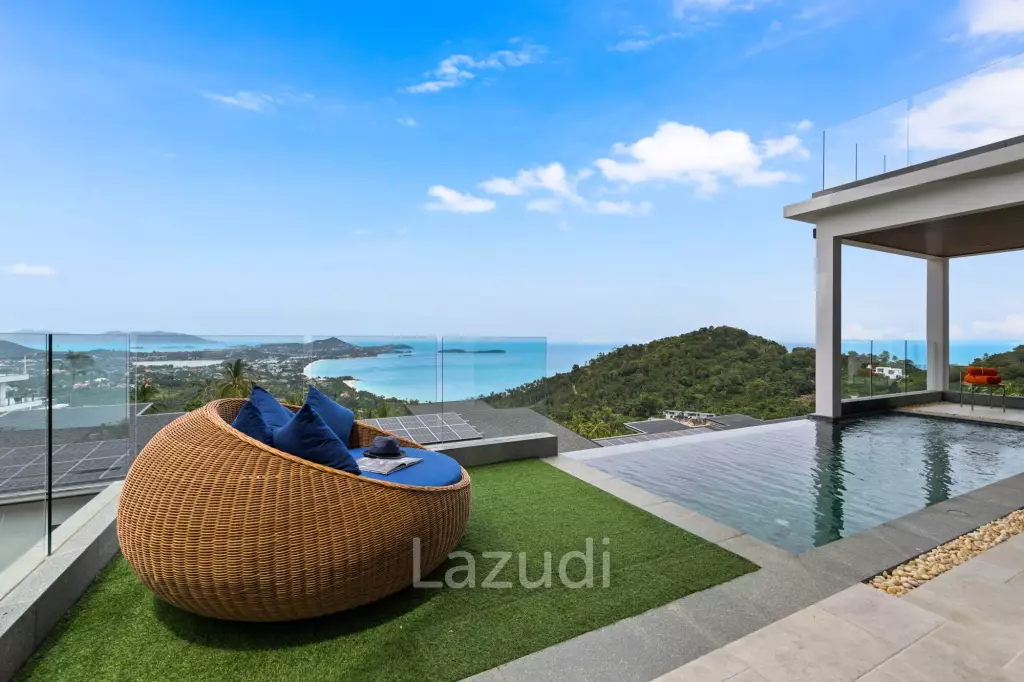 2-Bed Villa with Stunning Sea Views in Chaweng Noi