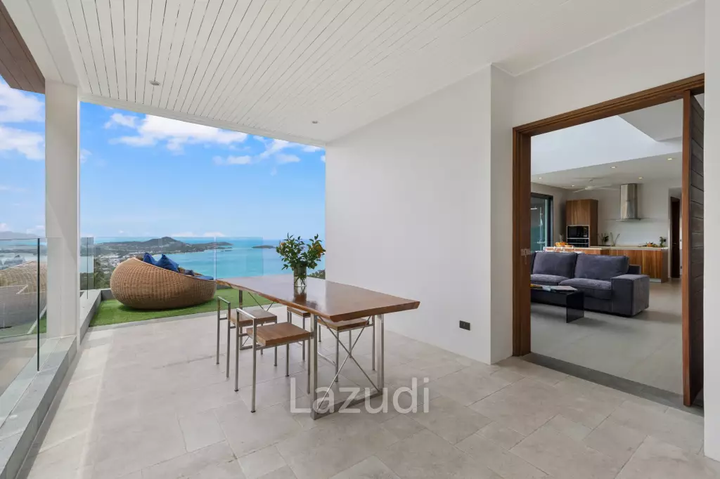 2-Bed Villa with Stunning Sea Views in Chaweng Noi