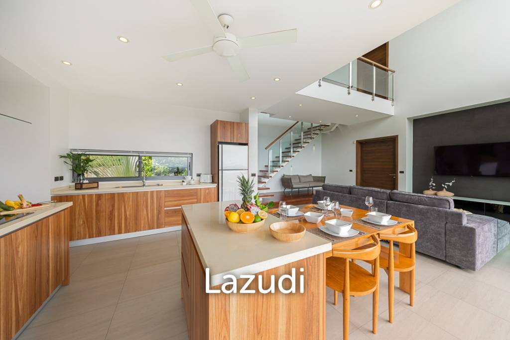 2-Bed Villa with Stunning Sea Views in Chaweng Noi