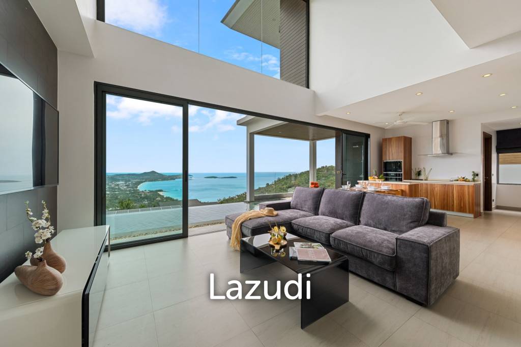 2-Bed Villa with Stunning Sea Views in Chaweng Noi