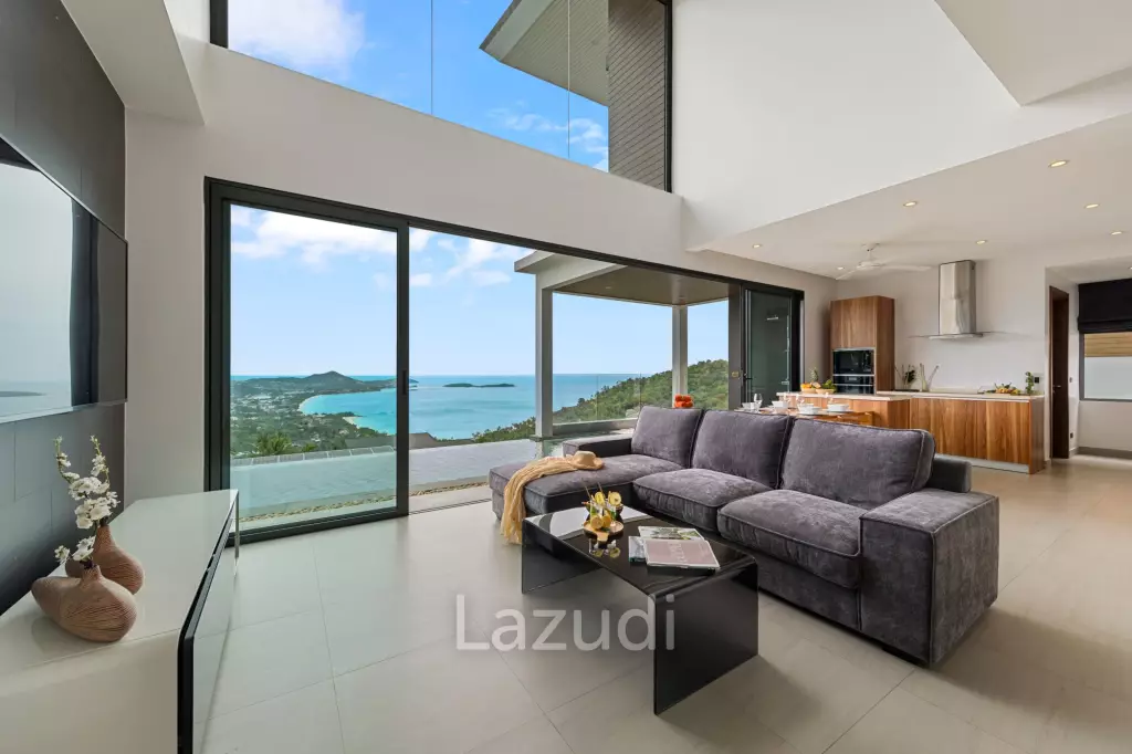 2-Bed Villa with Stunning Sea Views in Chaweng Noi
