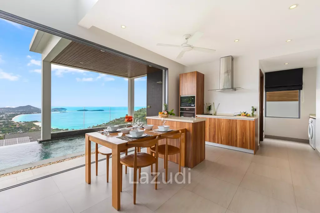 2-Bed Villa with Stunning Sea Views in Chaweng Noi