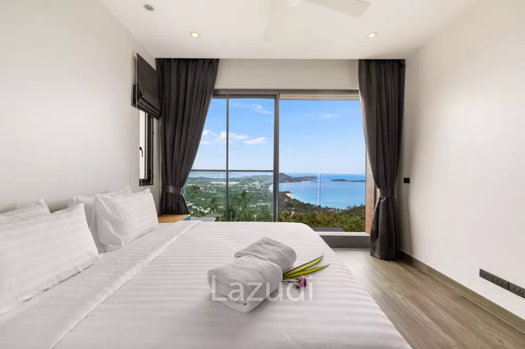2-Bed Villa with Stunning Sea Views in Chaweng Noi