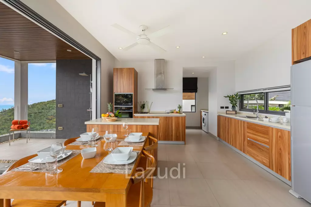 2-Bed Villa with Stunning Sea Views in Chaweng Noi