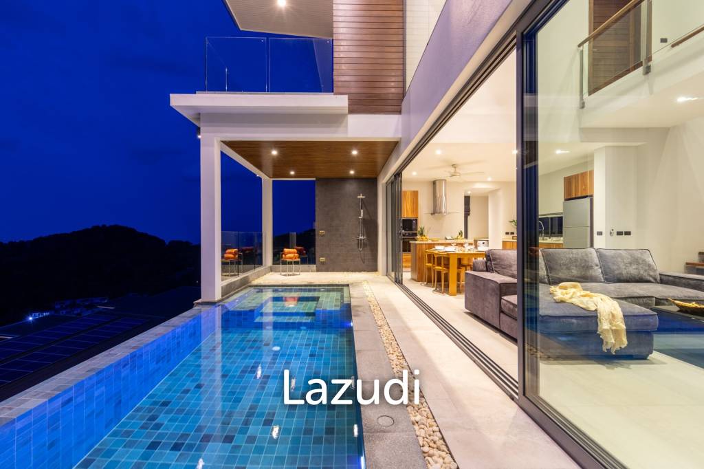 2-Bed Villa with Stunning Sea Views in Chaweng Noi