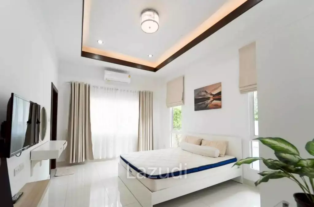 บ้านพักพร้อมสระว่ายน้ำส่วนตัวให้เช่า โครงการดุสิต พัทยา วิว