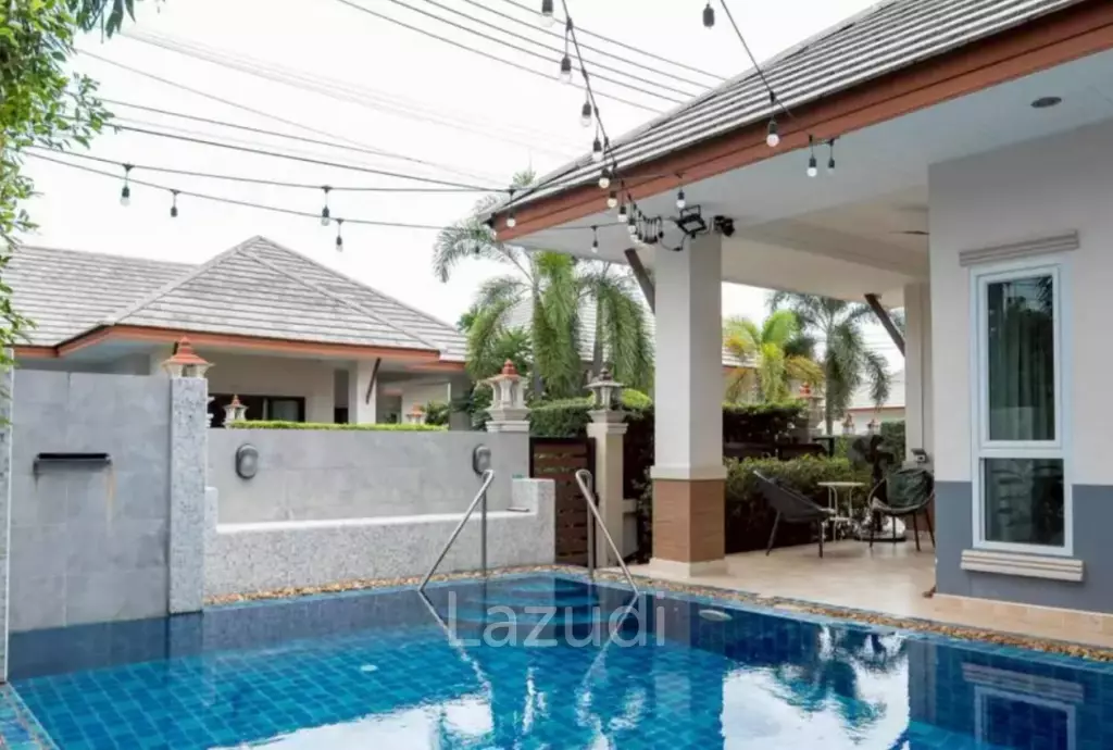 บ้านพักพร้อมสระว่ายน้ำส่วนตัวให้เช่า โครงการดุสิต พัทยา วิว