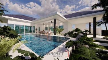 209 sqm pool villa in Aria 4 Hua Hin, Thap Tai