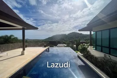 PANORAMA KAO TAO : Amazing views 2 storey 4 bed pool villa