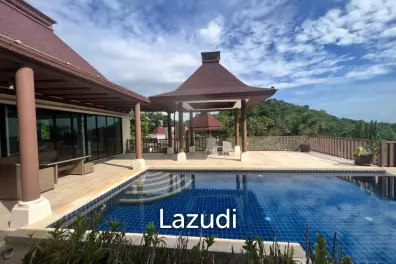 PANORAMA KAO TAO : Amazing views 2 storey 4 bed pool villa