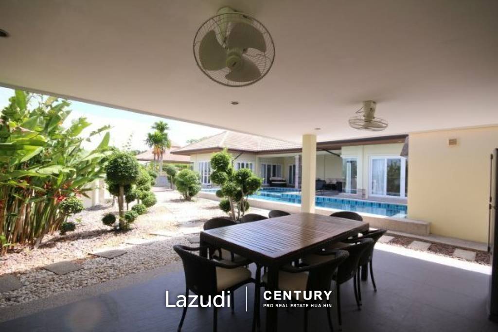 ORCHID PALM HOMES 4 : Good Quality 3 Bed Pool Villa on end plot