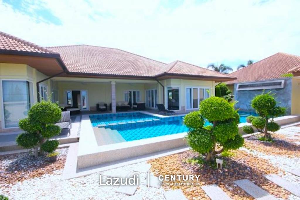 ORCHID PALM HOMES 4 : Good Quality 3 Bed Pool Villa on end plot