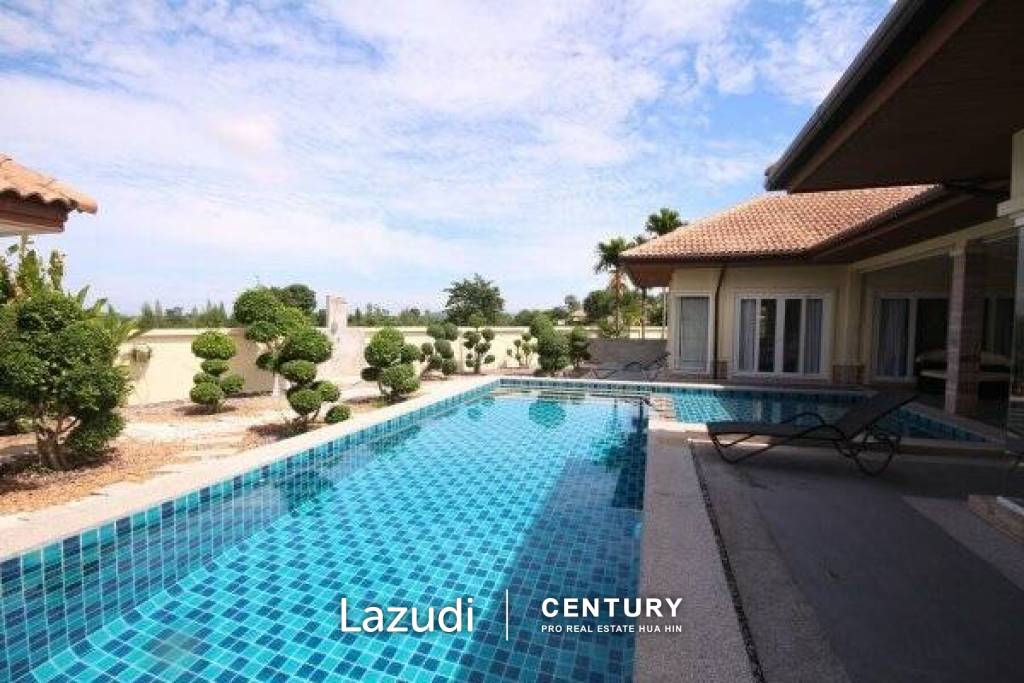 ORCHID PALM HOMES 4 : Good Quality 3 Bed Pool Villa on end plot