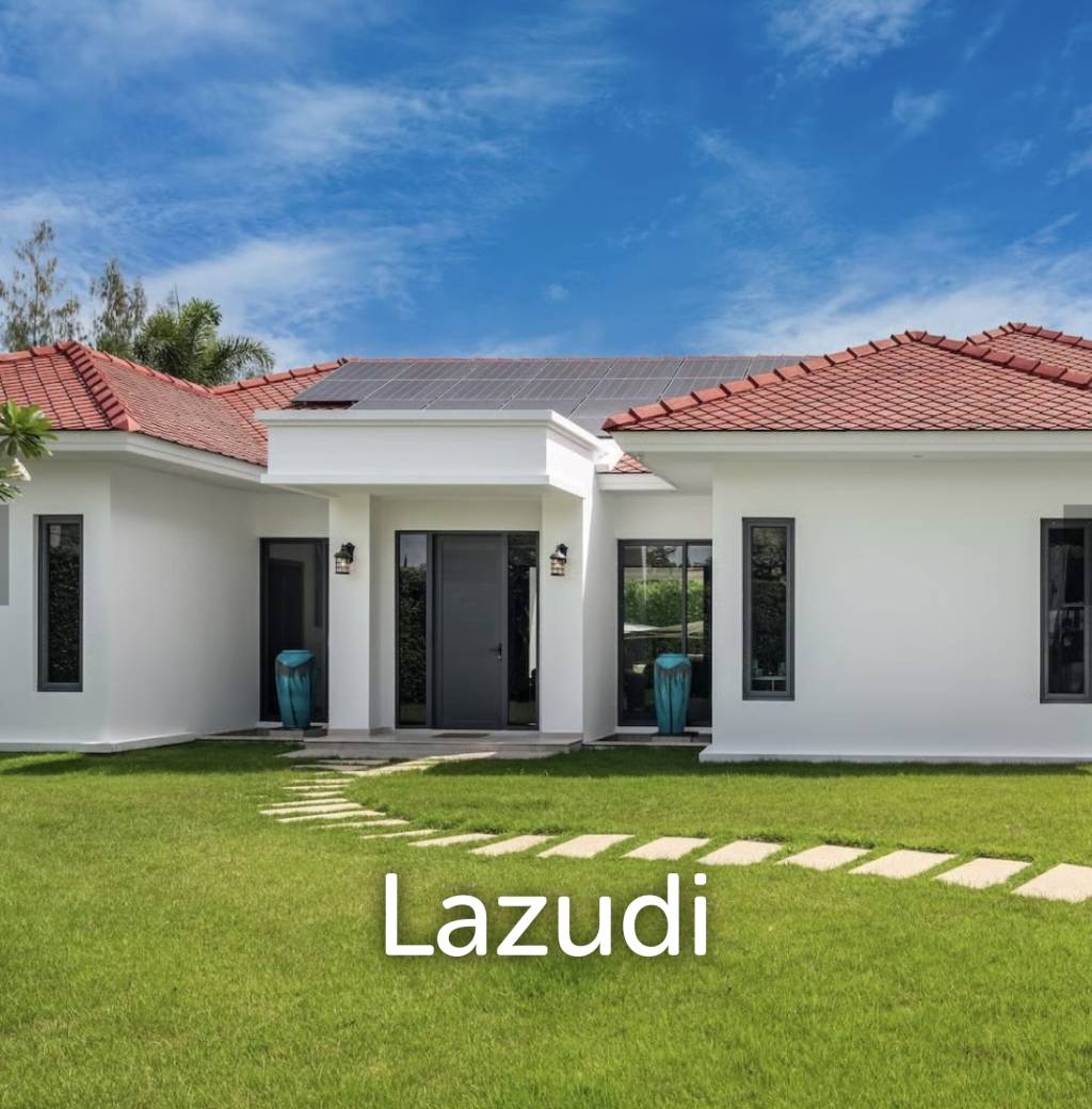 BAAN ING PHU : Luxury 3 bed pool villa on large corner plot with uninterupted Black Mountain Views