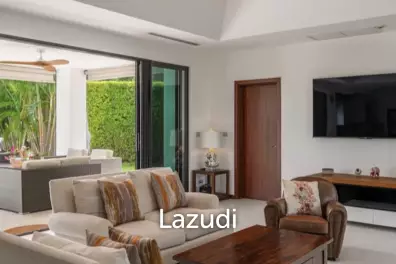BAAN ING PHU : Luxury 3 bed pool villa on large corner plot with uninterupted Black Mountain Views