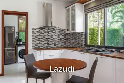 BAAN ING PHU : Luxury 3 bed pool villa on large corner plot with uninterupted Black Mountain Views