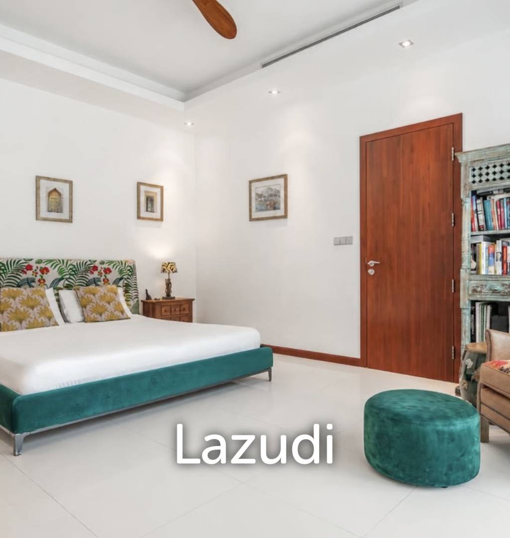 BAAN ING PHU : Luxury 3 bed pool villa on large corner plot with uninterupted Black Mountain Views