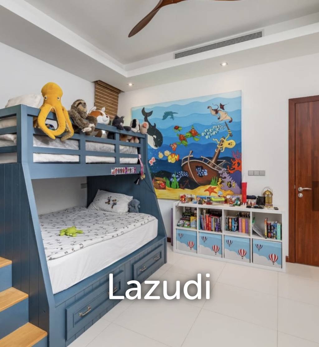 BAAN ING PHU : Luxury 3 bed pool villa on large corner plot with uninterupted Black Mountain Views