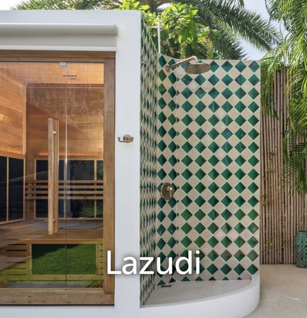 BAAN ING PHU : Luxury 3 bed pool villa on large corner plot with uninterupted Black Mountain Views