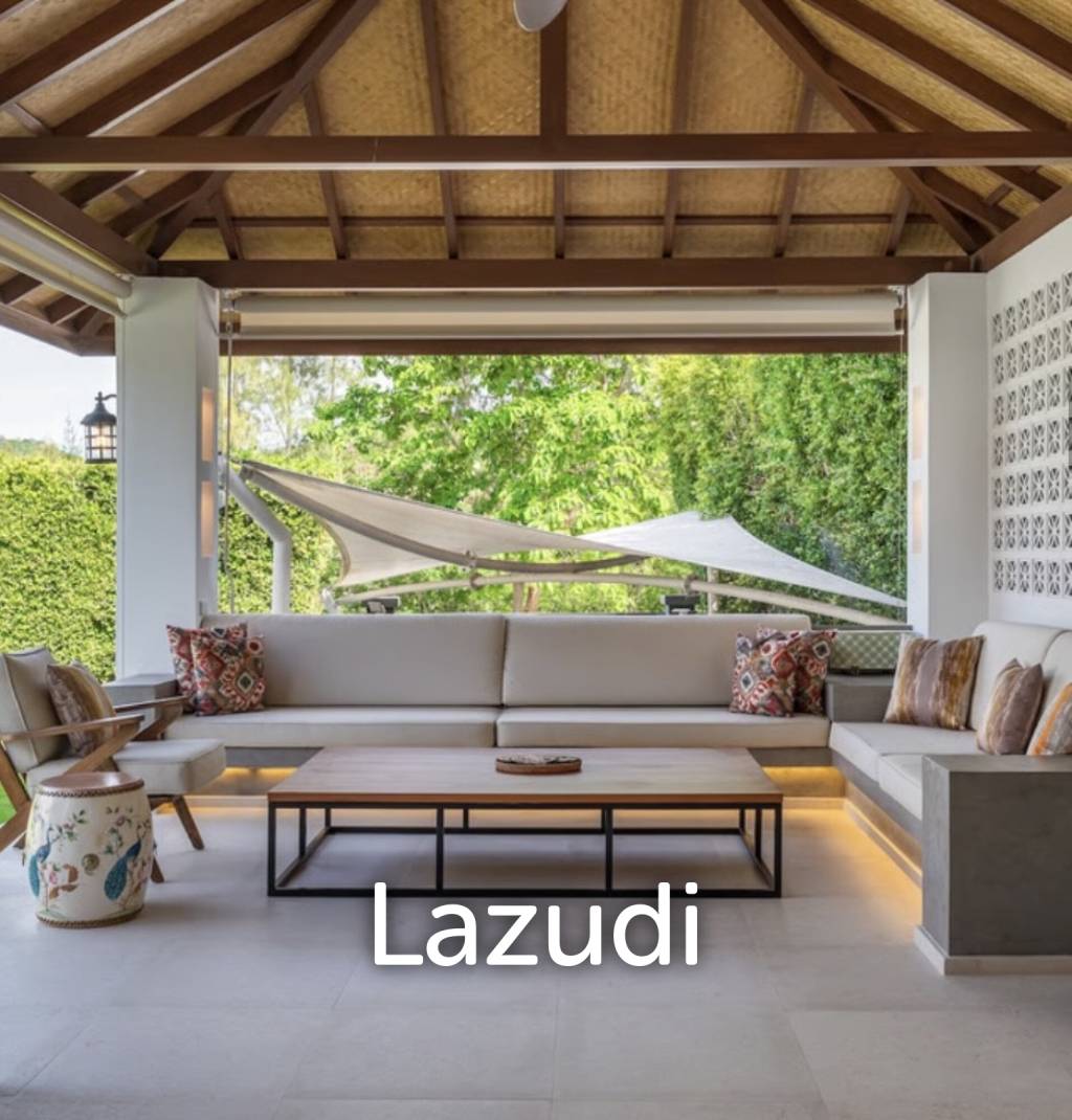 BAAN ING PHU : Luxury 3 bed pool villa on large corner plot with uninterupted Black Mountain Views