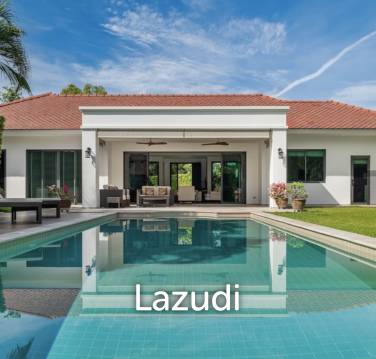 BAAN ING PHU : Luxury 3 bed pool villa on large corner plot with uninterupted Black Mountain Views
