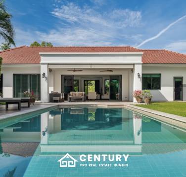 BAAN ING PHU : Luxury 3 bed pool villa on large corner plot with uninterupted Black Mountain Views