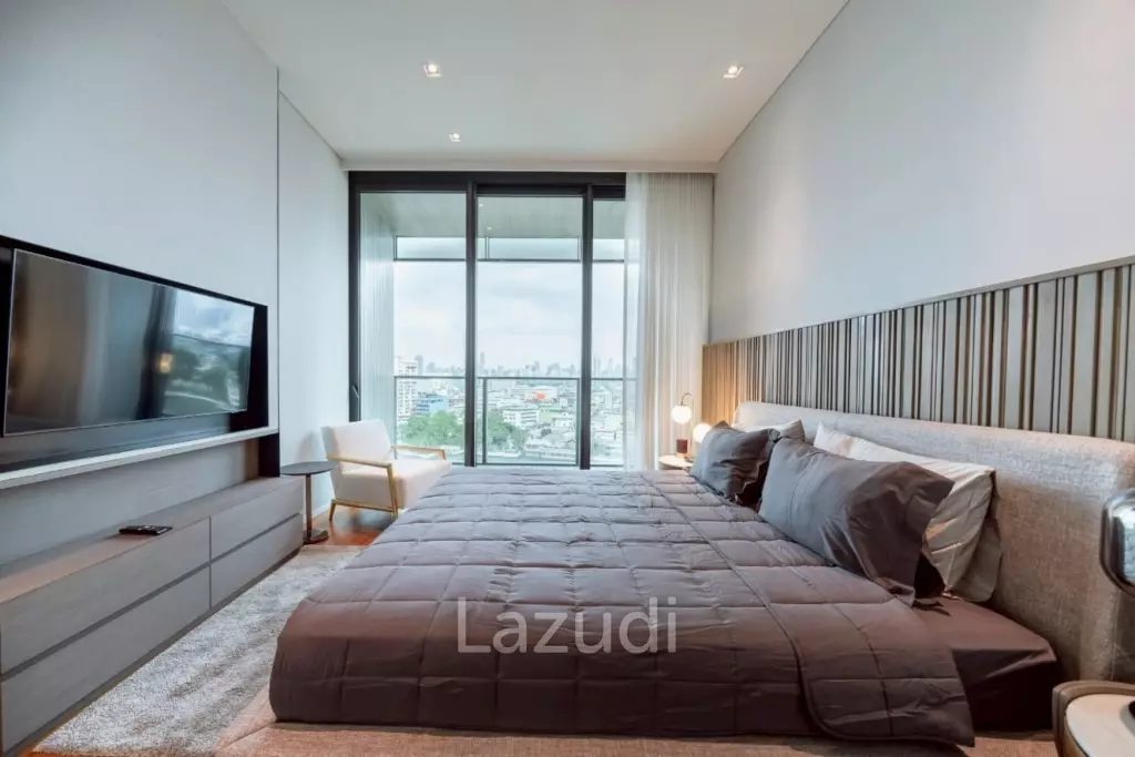 160 sqm riverfront 2-bedroom condo Banyan Tree Residences Khlong San Bangkok
