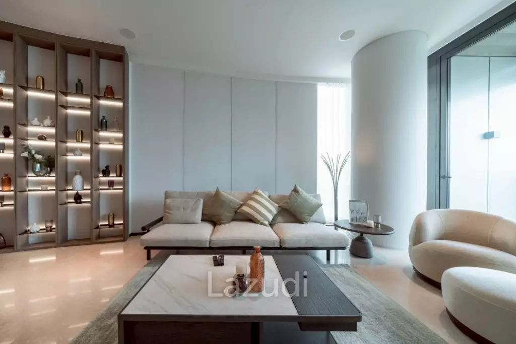 160 sqm riverfront 2-bedroom condo Banyan Tree Residences Khlong San Bangkok