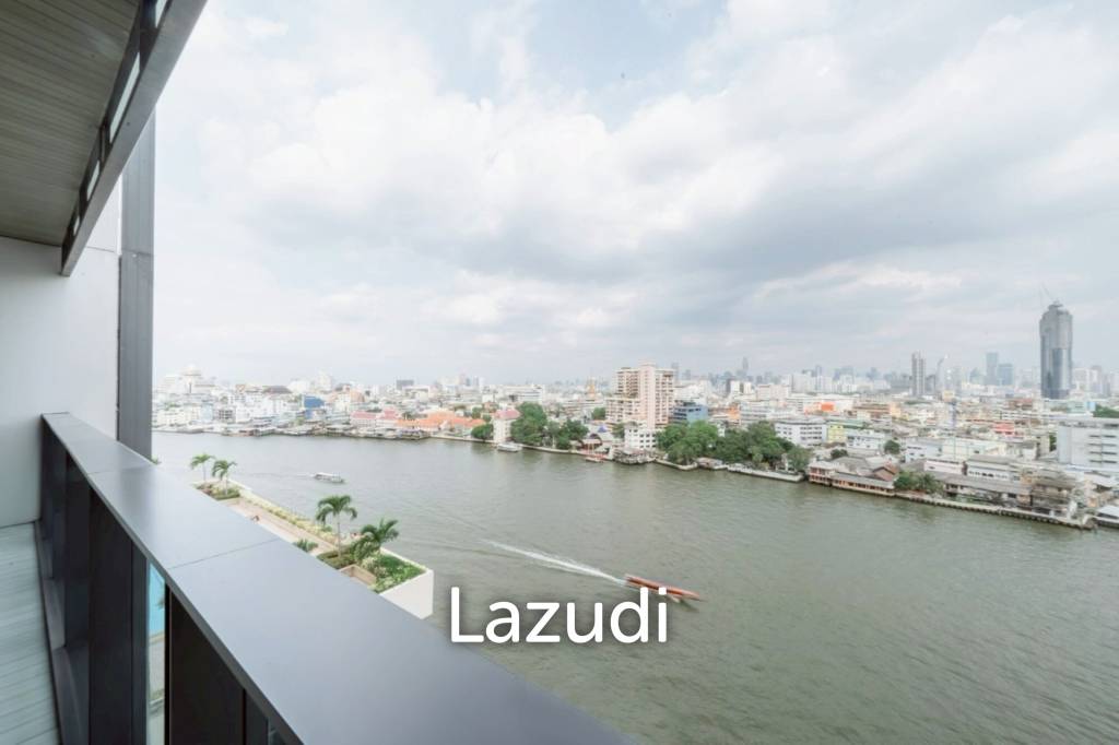 160 sqm riverfront 2-bedroom condo Banyan Tree Residences Khlong San Bangkok