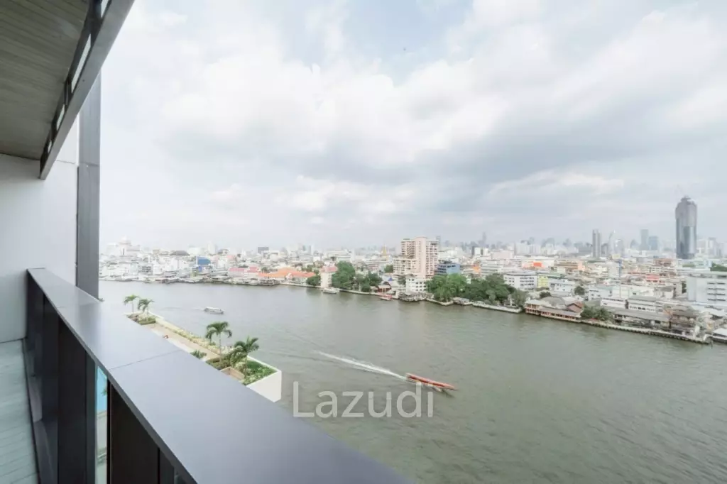 160 sqm riverfront 2-bedroom condo Banyan Tree Residences Khlong San Bangkok