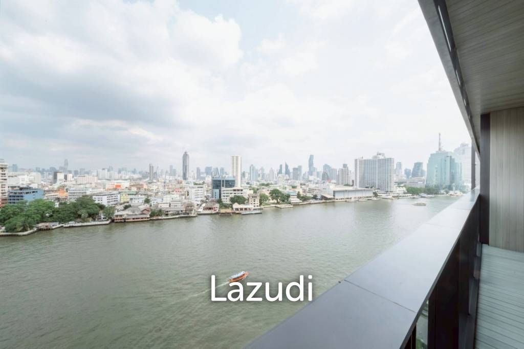 160 sqm riverfront 2-bedroom condo Banyan Tree Residences Khlong San Bangkok