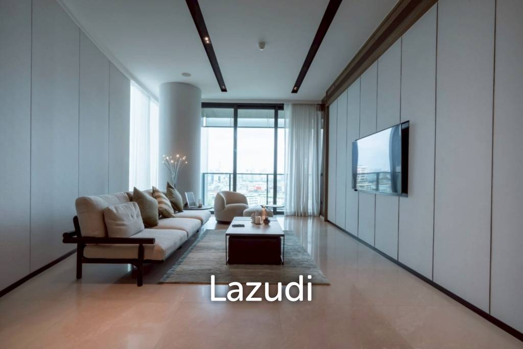 160 sqm riverfront 2-bedroom condo Banyan Tree Residences Khlong San Bangkok