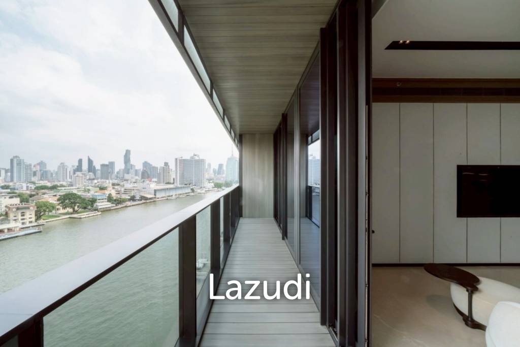 160 sqm riverfront 2-bedroom condo Banyan Tree Residences Khlong San Bangkok
