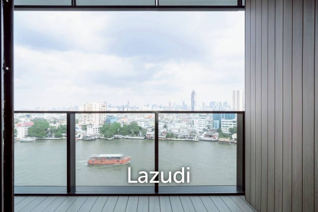 160 sqm riverfront 2-bedroom condo Banyan Tree Residences Khlong San Bangkok