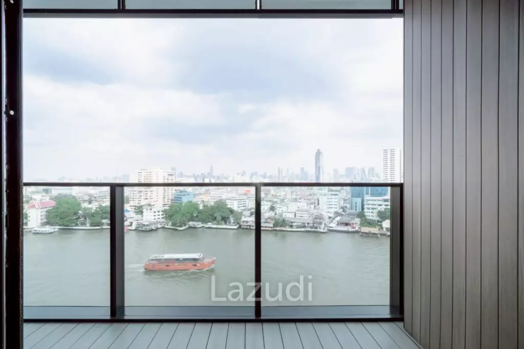 160 sqm riverfront 2-bedroom condo Banyan Tree Residences Khlong San Bangkok