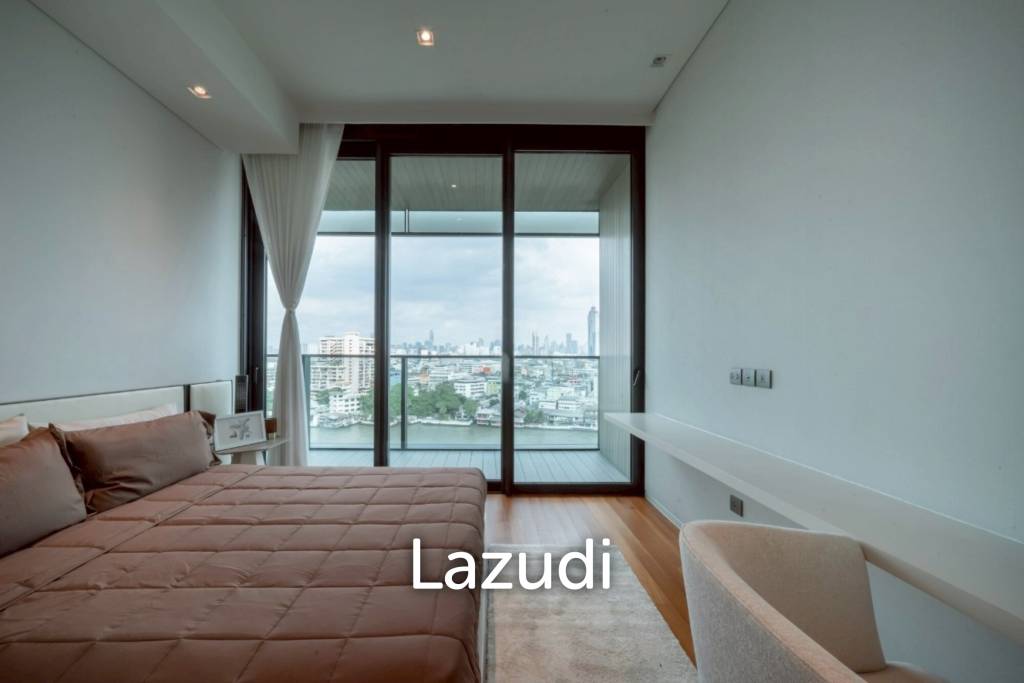 160 sqm riverfront 2-bedroom condo Banyan Tree Residences Khlong San Bangkok