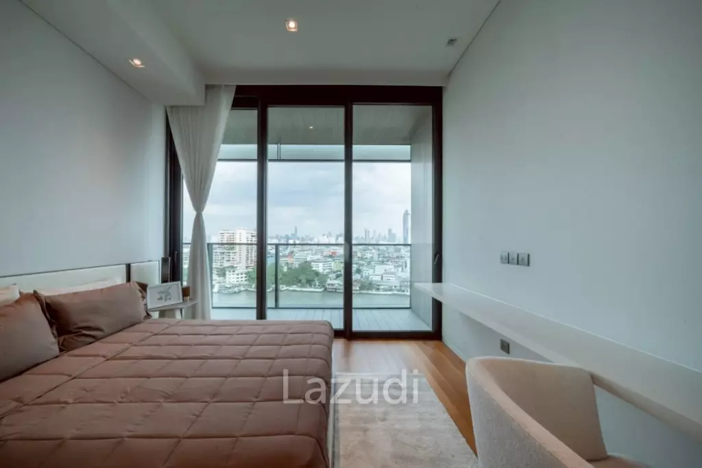 160 sqm riverfront 2-bedroom condo Banyan Tree Residences Khlong San Bangkok