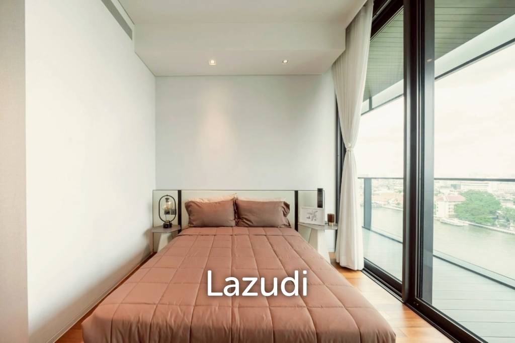 160 sqm riverfront 2-bedroom condo Banyan Tree Residences Khlong San Bangkok