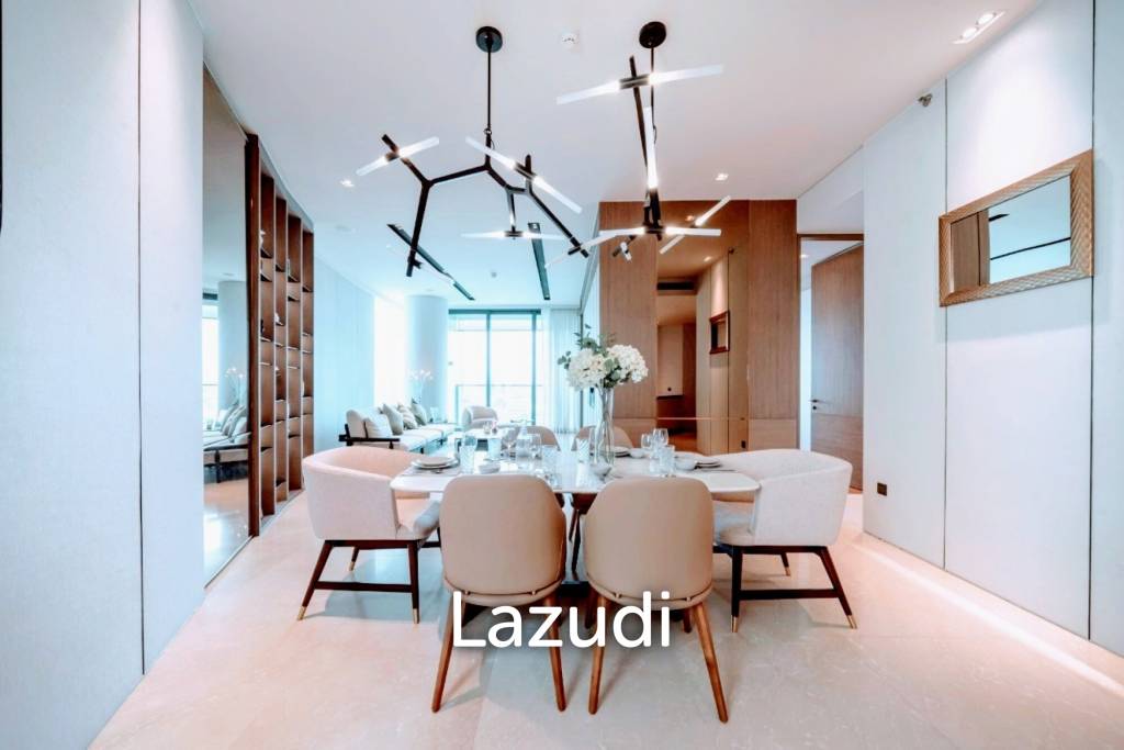 160 sqm riverfront 2-bedroom condo Banyan Tree Residences Khlong San Bangkok