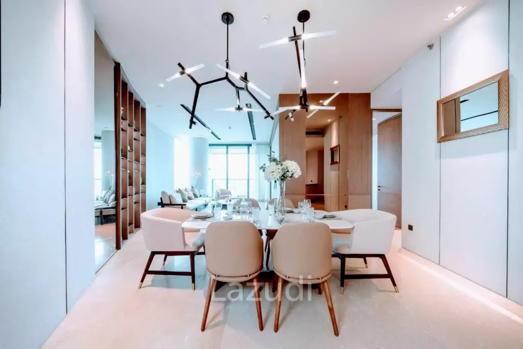 160 sqm riverfront 2-bedroom condo Banyan Tree Residences Khlong San Bangkok