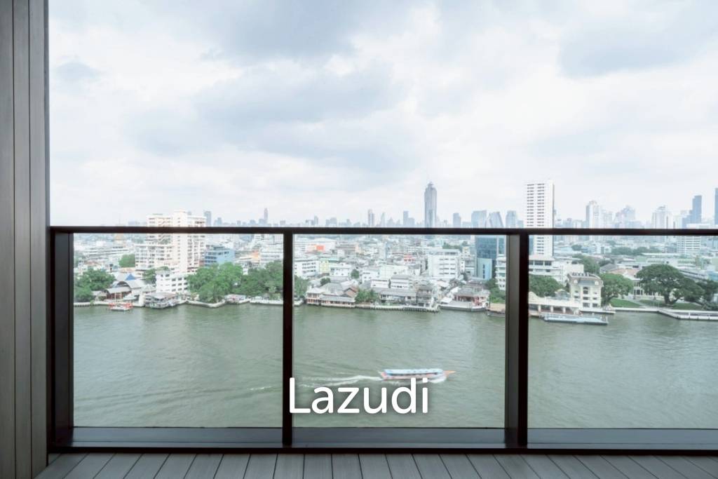 160 sqm riverfront 2-bedroom condo Banyan Tree Residences Khlong San Bangkok