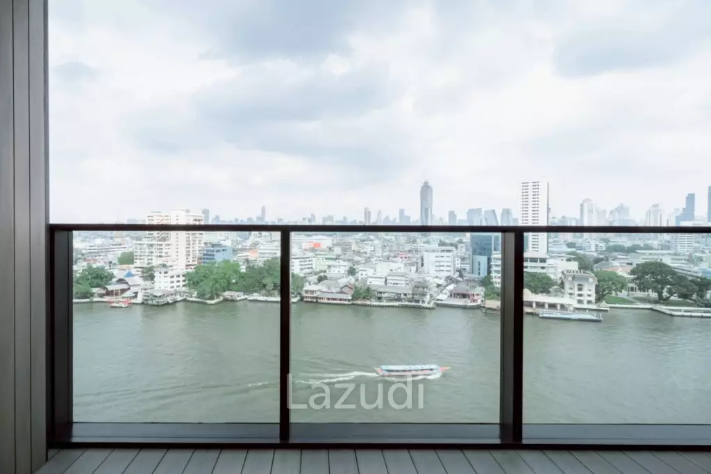 160 sqm riverfront 2-bedroom condo Banyan Tree Residences Khlong San Bangkok