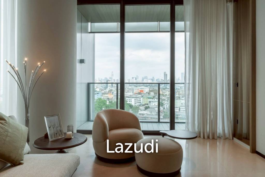 160 sqm riverfront 2-bedroom condo Banyan Tree Residences Khlong San Bangkok