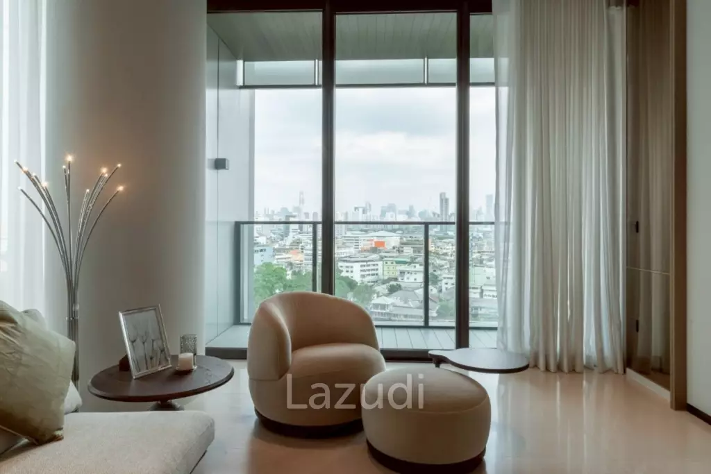 160 sqm riverfront 2-bedroom condo Banyan Tree Residences Khlong San Bangkok