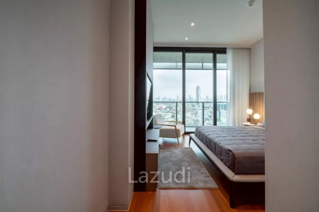 160 sqm riverfront 2-bedroom condo Banyan Tree Residences Khlong San Bangkok