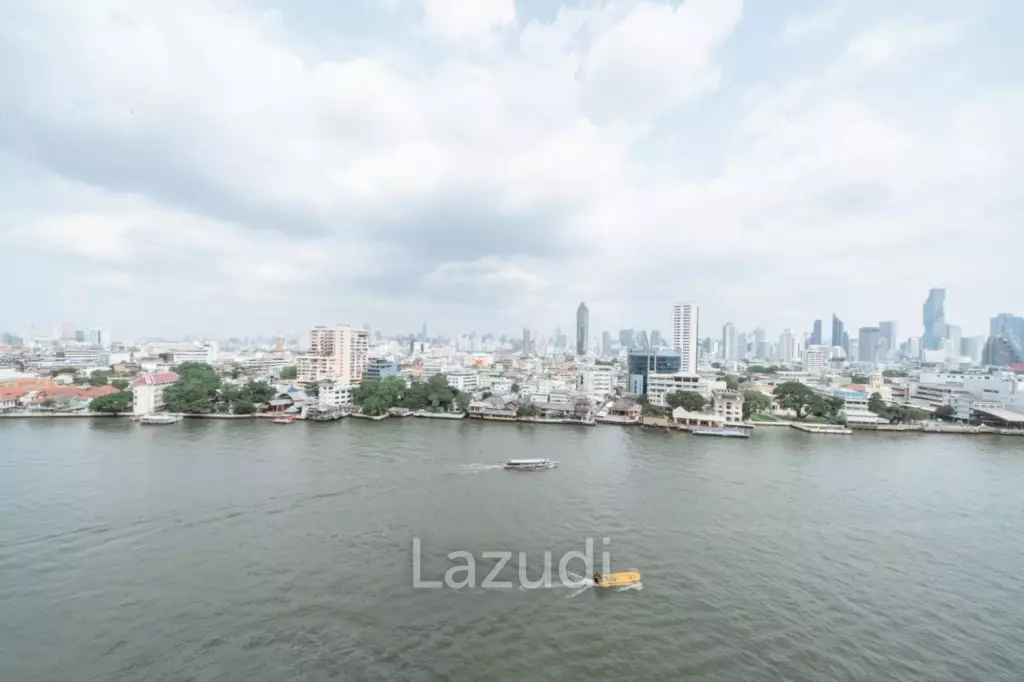 160 sqm riverfront 2-bedroom condo Banyan Tree Residences Khlong San Bangkok